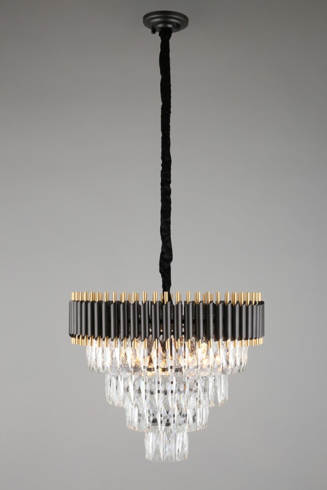 OML-69803-08 OMNILUX подвесная люстра Corleone хрусталь, 54см, E14*8*40W