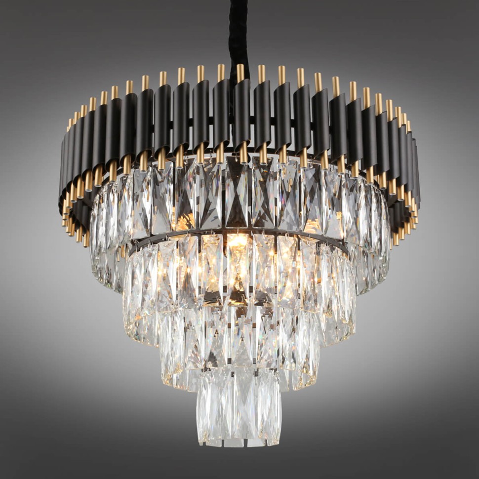 OML-69803-08 OMNILUX подвесная люстра Corleone хрусталь, 54см, E14*8*40W