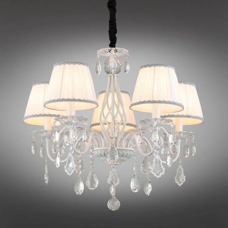 OML-60813-05 Omnilux Подвесная люстра Cremona, белая с серебром