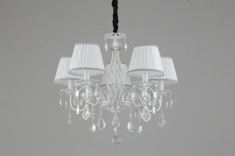 OML-60813-05 Omnilux Подвесная люстра Cremona, белая с серебром