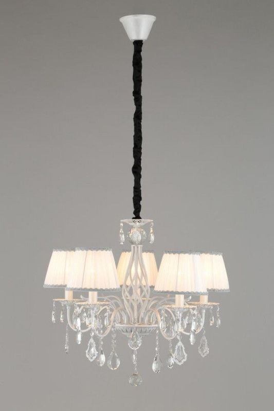 OML-60813-05 Omnilux Подвесная люстра Cremona, белая с серебром