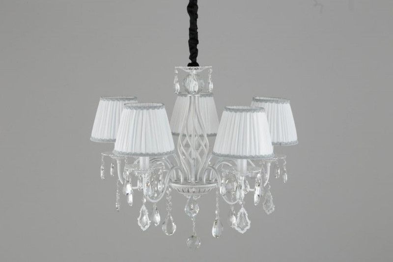 OML-60813-05 Omnilux Подвесная люстра Cremona, белая с серебром