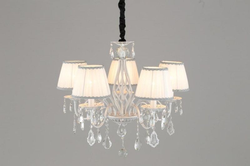 OML-60813-05 Omnilux Подвесная люстра Cremona, белая с серебром