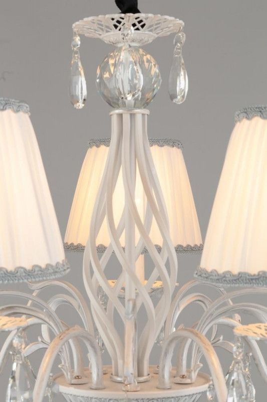 OML-60813-05 Omnilux Подвесная люстра Cremona, белая с серебром