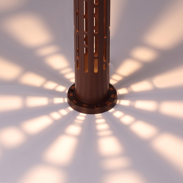 359540 NOVOTECH STREET NETZ коричневый ландшафтный светодиодный светильник IP65, 9W, 3000К, 80см