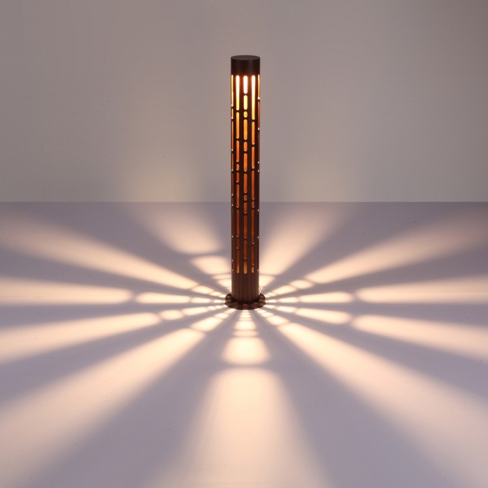 359540 NOVOTECH STREET NETZ коричневый ландшафтный светодиодный светильник IP65, 9W, 3000К, 80см