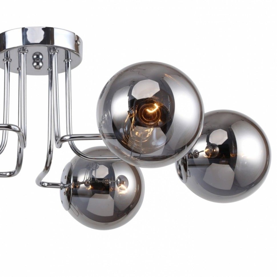 2345-6U F-PROMO потолочная люстра Modestus, хром, Е14*6