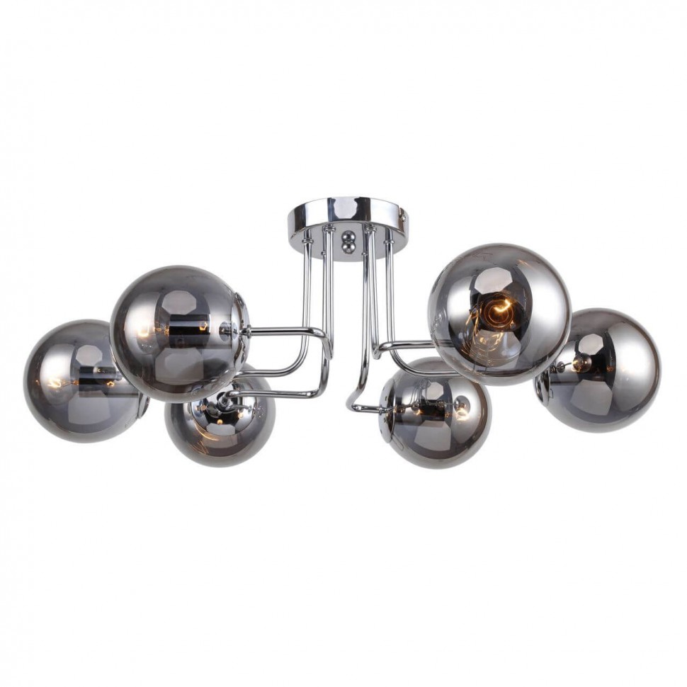 2345-6U F-PROMO потолочная люстра Modestus, хром, Е14*6