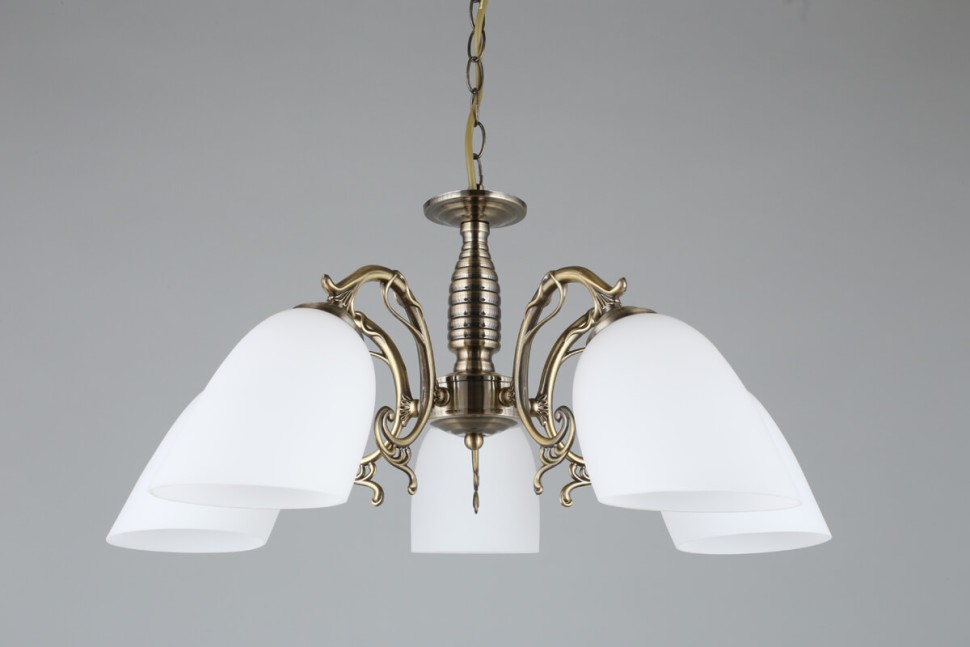 OML-56407-05 OMNILUX Tellaro подвесная классическая ретро люстра, 5 плафонов
