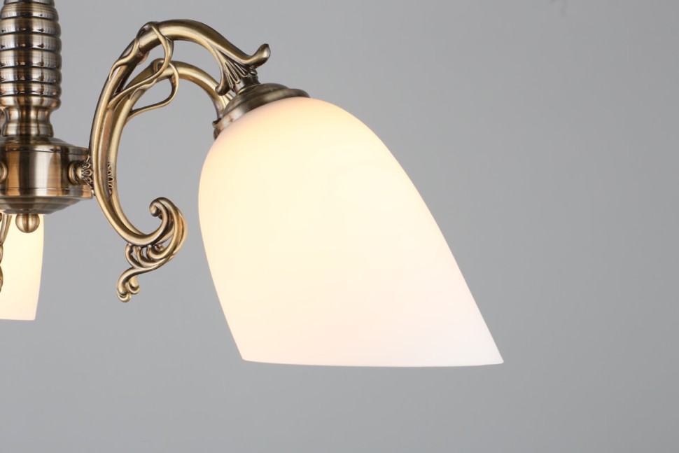 OML-56407-05 OMNILUX Tellaro подвесная классическая ретро люстра, 5 плафонов