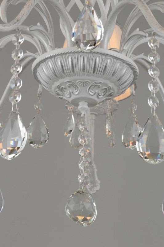 OML-60813-07 Omnilux Подвесная люстра Cremona, белая с серебром