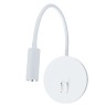 A8231AP-1WH ARTE LAMP Electra белое светодиодное бра для чтения, гибкая ножка, двойной свет, 2 выключателя, 9W, 3000K