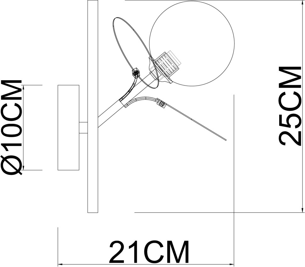 A1369AP-1MD ARTE LAMP бра Peacock G9*1*40W, белый, золото, разноцветный