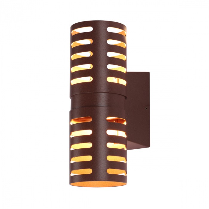 359539 NOVOTECH STREET NETZ коричневый уличный настенный светодиодный светильник IP65, 2*5W, 3000К