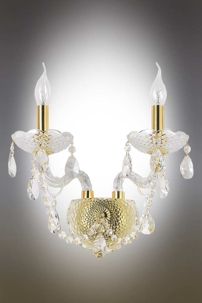 OML-70001-02 OMNILUX хрустальное бра Aglientu, E14*2*40W