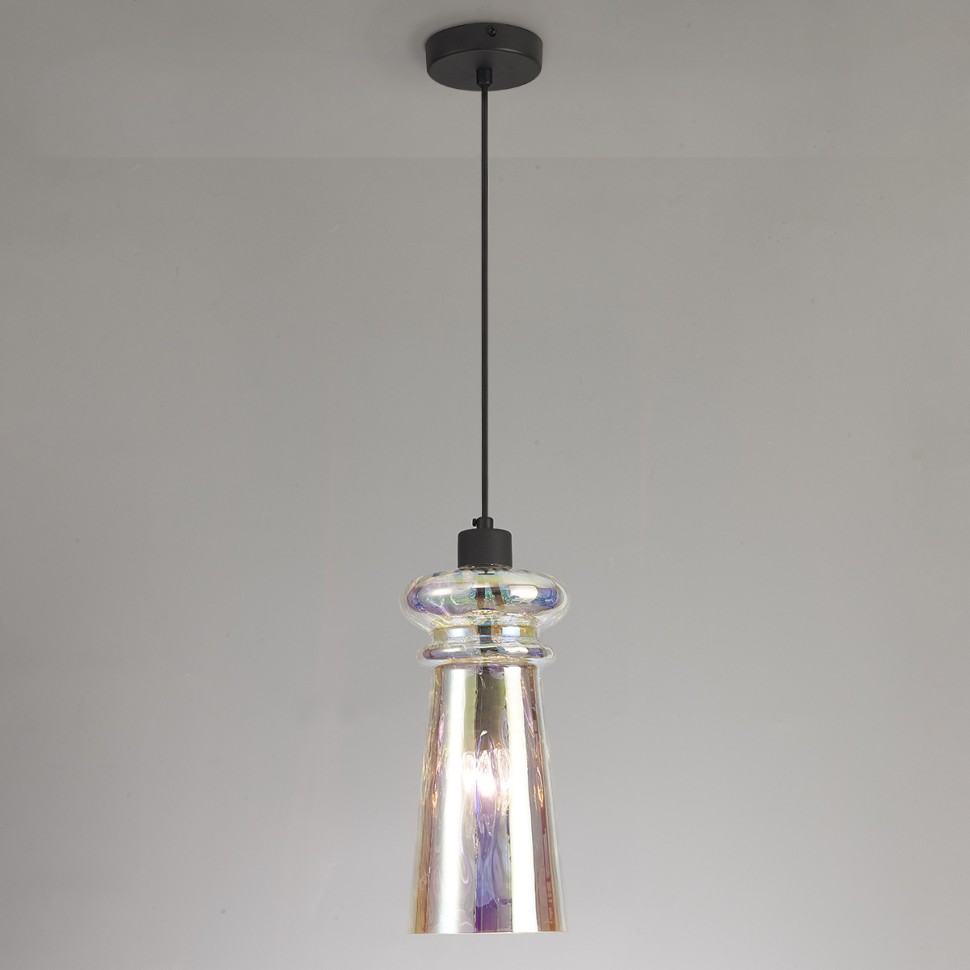 4967/1 Odeon Light подвесной светильник PASTI, черный, разноцветный, 145мм диаметр