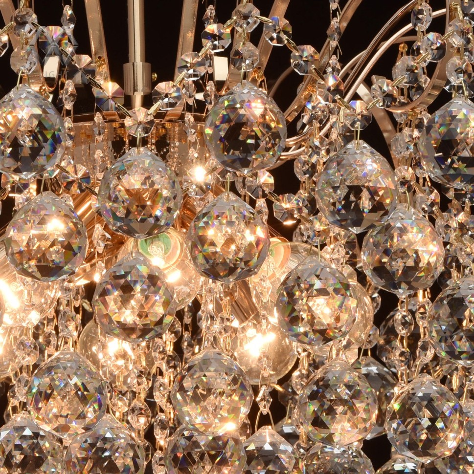 232016708 MW-Light Люстра потолочная хрустальная Жемчуг