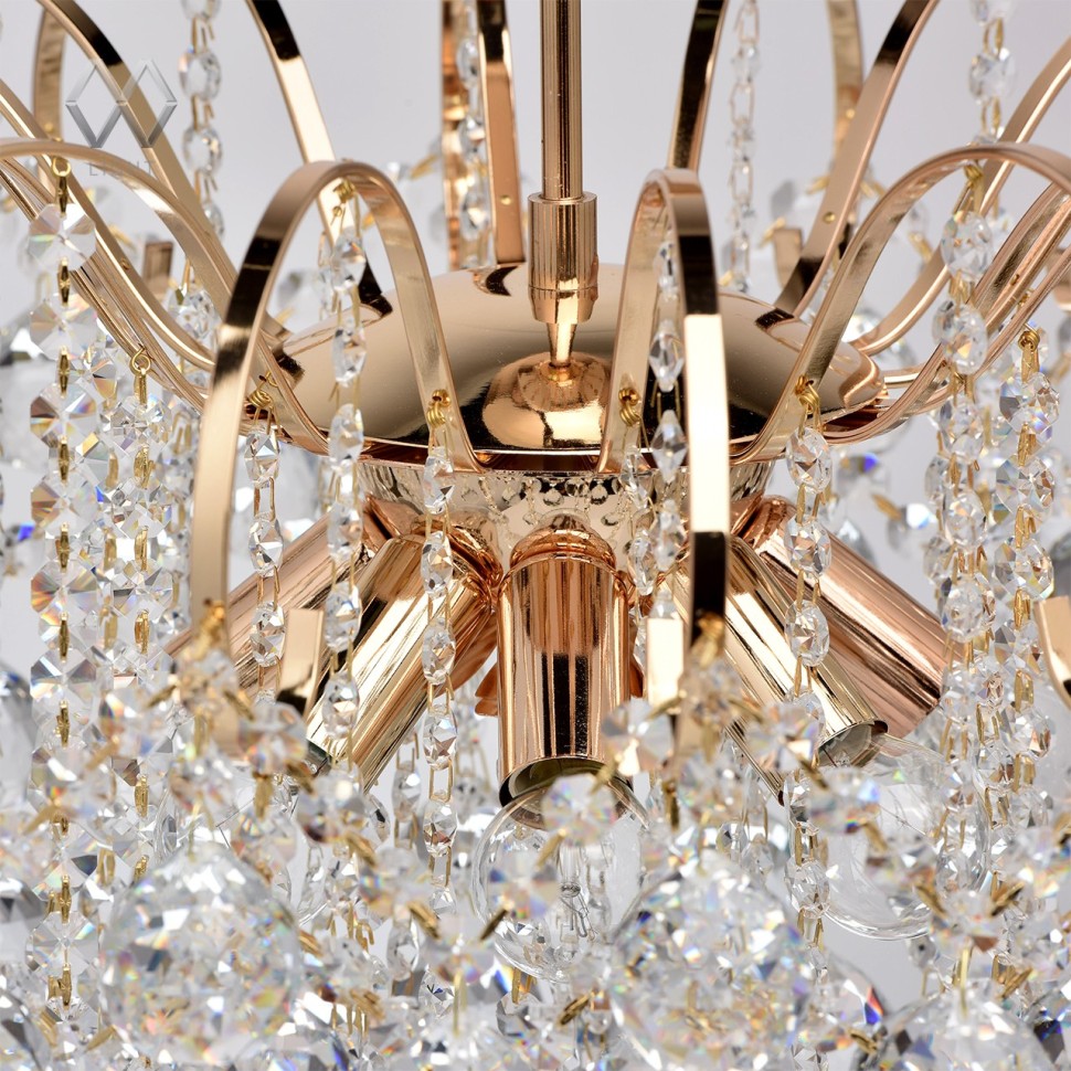 232016708 MW-Light Люстра потолочная хрустальная Жемчуг