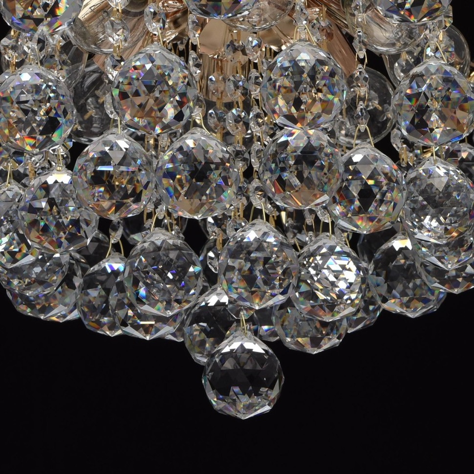 232016708 MW-Light Люстра потолочная хрустальная Жемчуг