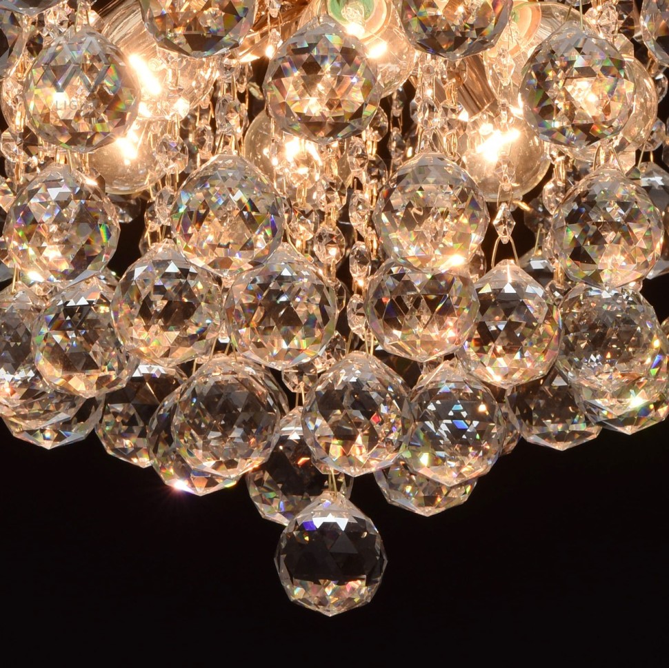 232016708 MW-Light Люстра потолочная хрустальная Жемчуг