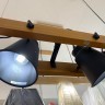 551-703-03 VELANTE подвесной светильник из дерева, E27*3*40W, 80см