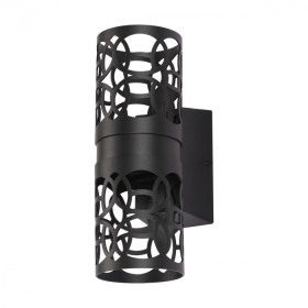 359537 NOVOTECH STREET NETZ черный уличный настенный светодиодный светильник IP65, 2*5W, 3000К