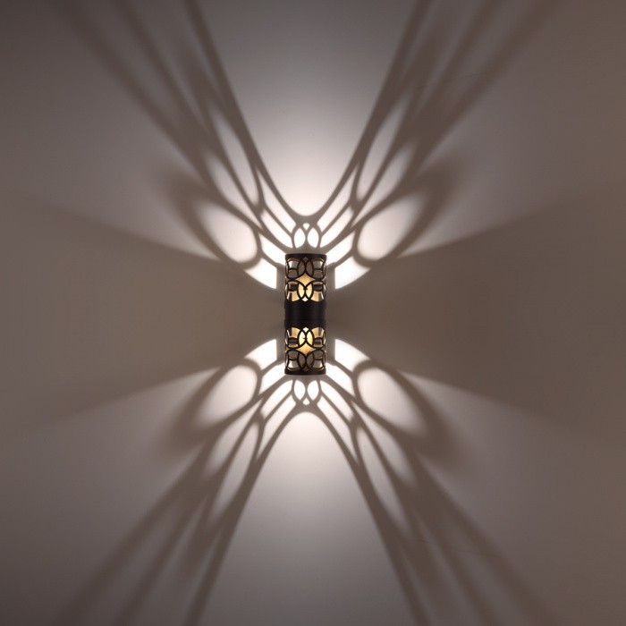 359537 NOVOTECH STREET NETZ черный уличный настенный светодиодный светильник IP65, 2*5W, 3000К