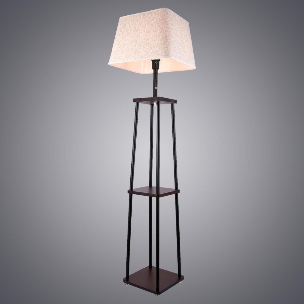 LSP-0523 LUSSOLE LGO торшер-этажерка Wrangell, GRLSP-0523