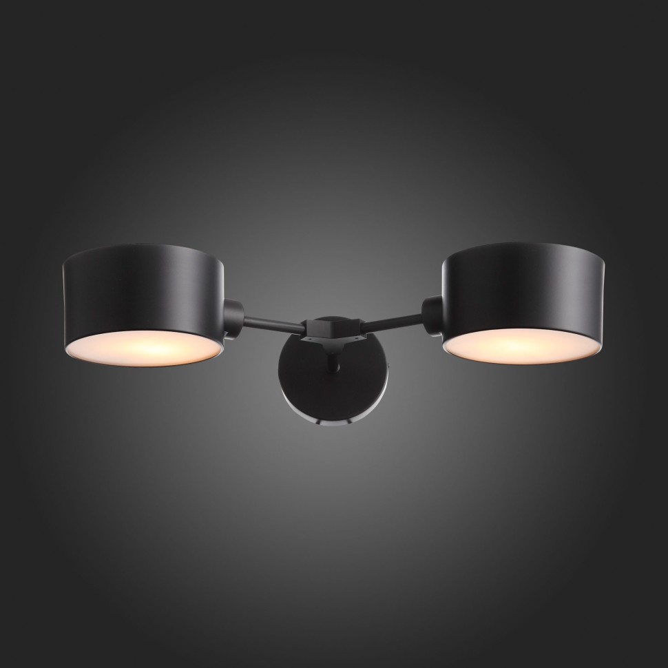 SLE183401-02 EVOLUCE черное бра Gimento, E14*2*40W