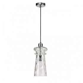 4968/1 Odeon Light подвесной светильник PASTI, хром, прозрачный, 145мм диаметр