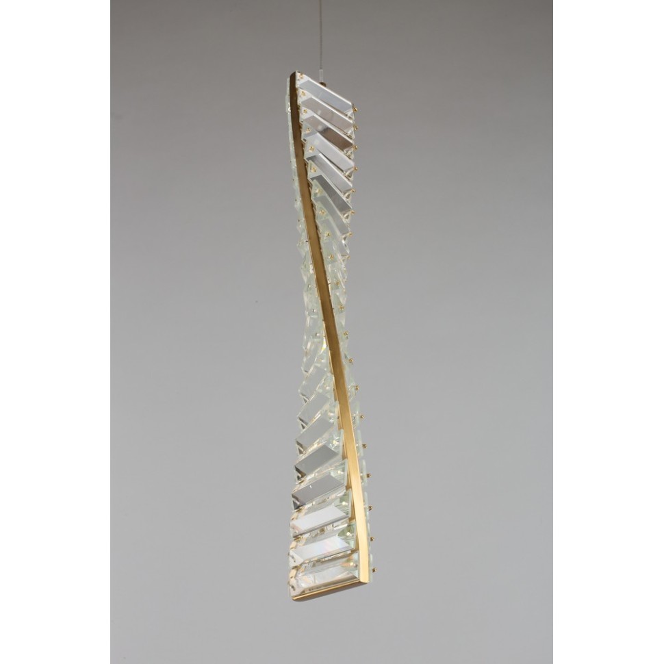 APL.045.06.10 Aployt подвесной светодиодный светильник Olimp, хрусталь, бронза, 10W, 3000K