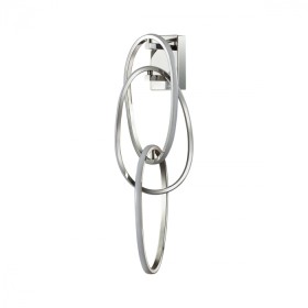4891/33WL ODEON LIGHT EXCLUSIVE Настенный светодиодный светильник SPACE, 33W, 4000K, хром/акрил 