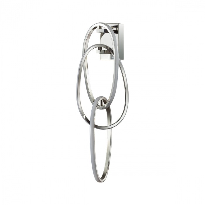 4891/33WL ODEON LIGHT EXCLUSIVE Настенный светодиодный светильник SPACE, 33W, 4000K, хром/акрил 