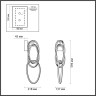4891/33WL ODEON LIGHT EXCLUSIVE Настенный светодиодный светильник SPACE, 33W, 4000K, хром/акрил 