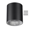 7138/12CL ODEON LIGHT HIGHTECH Черный накладной светодиодный светильник BRIM, 12W, 960Лм, 3000K/4000K/6000K, угол рассеивания 36°