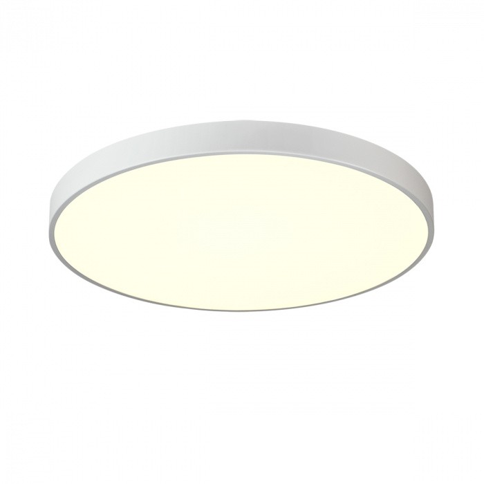 7757/92L SONEX MITRA Белый накладной/подвесной светодиодный светильник QUASAR - 2й свет LED (80W+12W) 4000K+4000K, металл/акрил, 80см диаметр