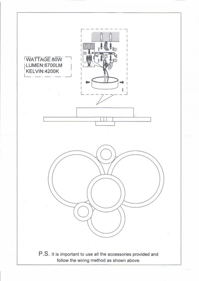 749082 Lightstar Потолочная люстра BREVE LED