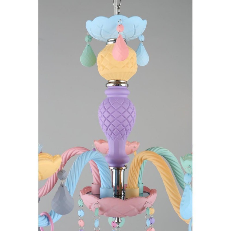 OML-65803-05 Omnilux Подвесная разноцветная люстра Cavaglia, 5 ламп