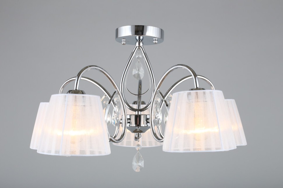 OML-56607-05 Omnilux Cardillo люстра потолочная, хром, E14*5*40W