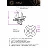 APL.018.13.100 APLOYT Janina подвесная светодиодная люстра 4 кольца, бронза, 100W, диаметр 80см