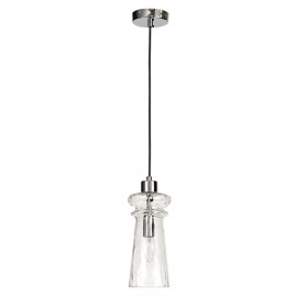 4968/1A Odeon Light подвесной светильник PASTI, хром, прозрачный, 115мм диаметр