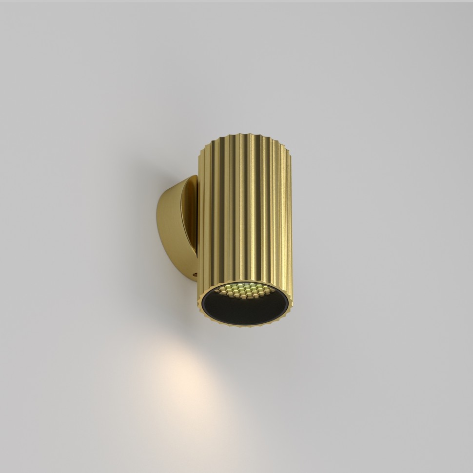 C106WL-01-GU10-BS MAYTONI настенный светильник Calipso, латунь