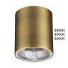 7137/12CL ODEON LIGHT HIGHTECH Накладной светодиодный светильник BRIM, 12W, 960Лм, 3000K/4000K/6000K, угол рассеивания 36°, бронза