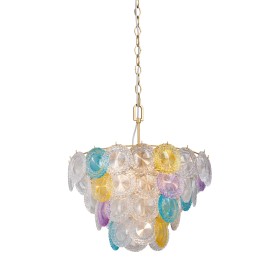 V5295-8/6+3+3+1 Vitaluce Подвесная разноцветная люстра E14*13*40W, 56см диаметр
