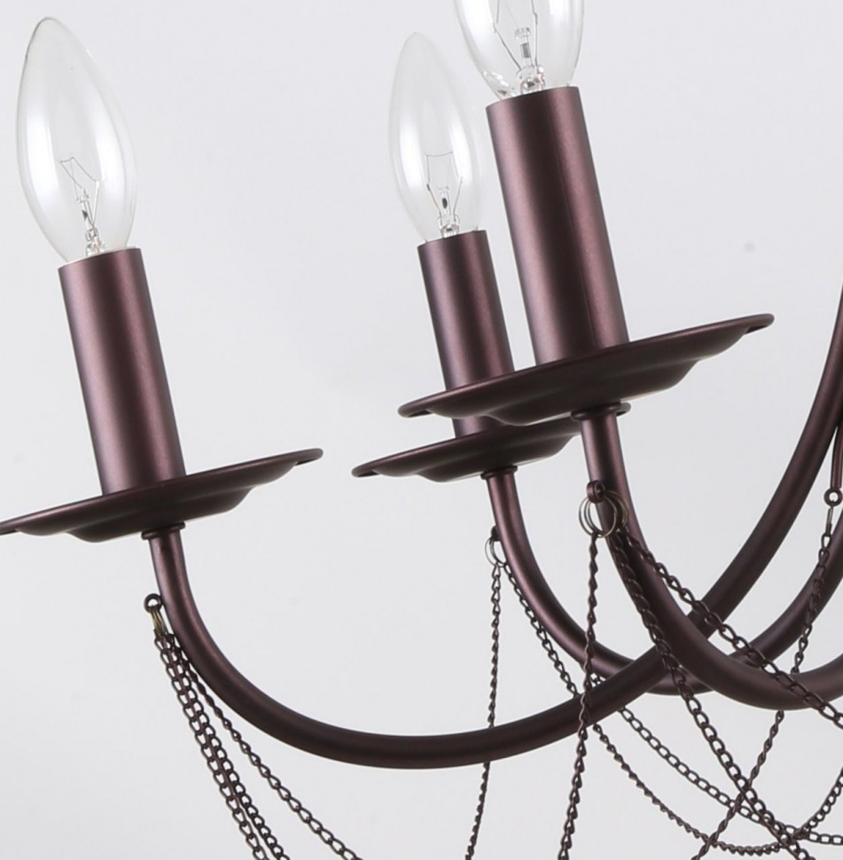 2590-7P F-PROMO подвесная люстра Plini, коричневый