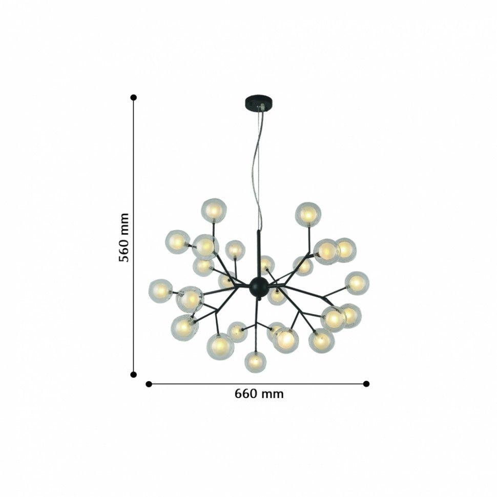 2481-9P F-Promo подвесной светильник Ligamentum, G4*27*3W