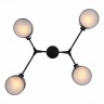 SLE183402-04 EVOLUCE черный потолочный светильник на штанге Gimento, E14*4*40W