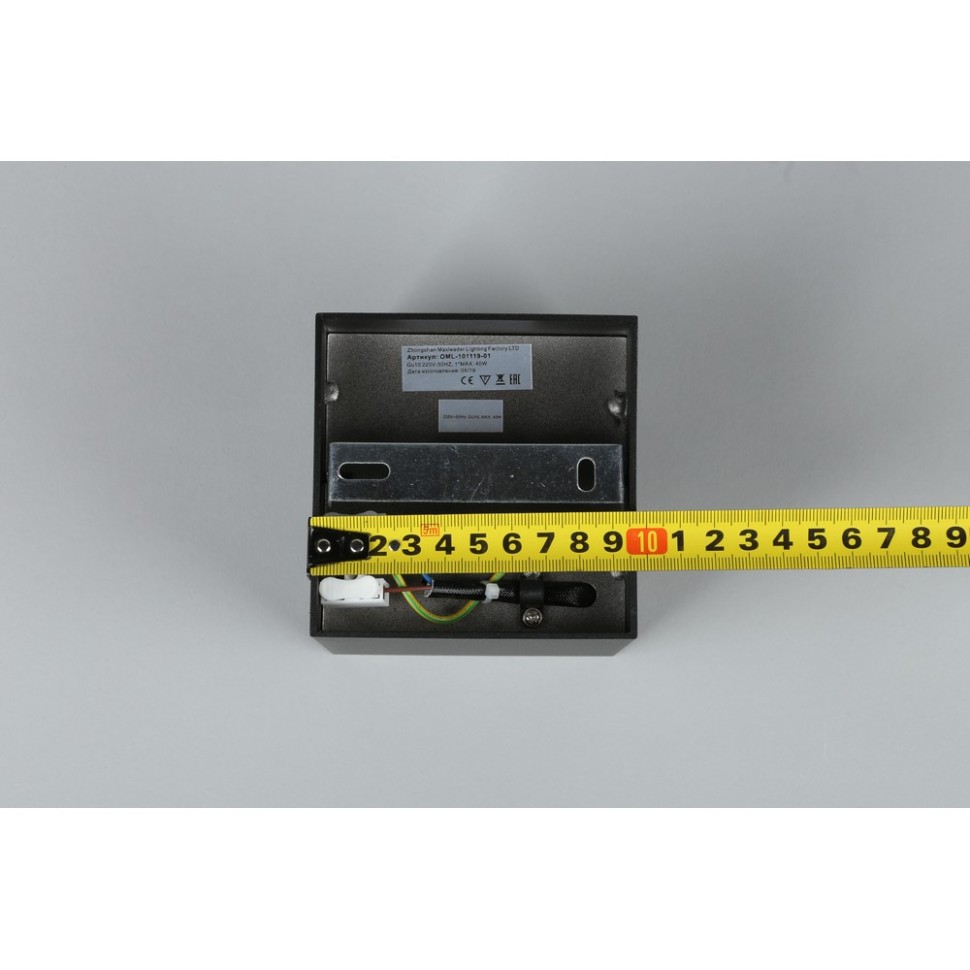 OML-101119-01 OMNILUX черный накладной светильник Feletto, GU10*1*50W