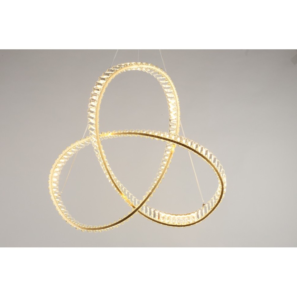 APL.045.03.48 Aployt подвесная светодиодная люстра Olimp, хрусталь, бронза, 48W, 3000K