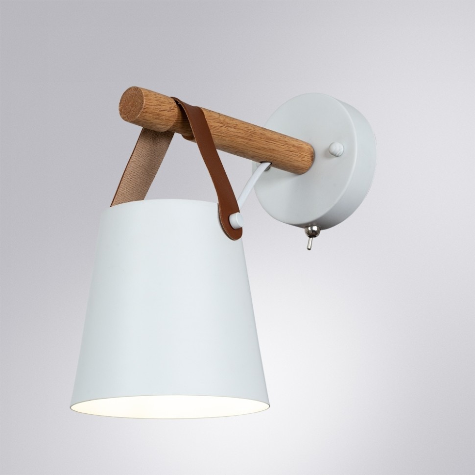 A7032AP-1WH Arte Lamp Thomas белое бра с выключателем